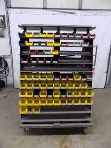 lot 2 image: Heavy Duty Steel Bolt Rack