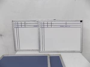 lot 12 image: 4 Dry Erase Boards
