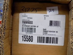 lot 29 image: Hoffman F66W60SS  SS STRAIGHT SECTION 60  NEW IN BOX