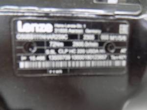 lot 51 image: LENZE GEAR BOX #G50BB111NHAR259C