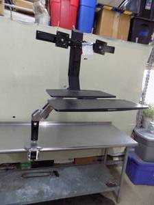 lot 57 image: ERGOTRON VERTICAL DESK LIFT