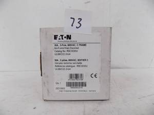 lot 73 image: EATON ROTARY DISCONNECT 30A - #R9C3030U