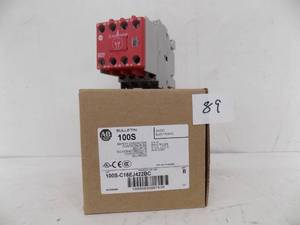 lot 89 image: A - B SAFETY CONTACTOR  - #100S-C16EJ422BC  - IN BOX
