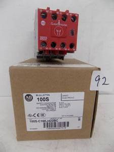 lot 92 image: A - B SAFETY CONTACTOR  - #100S-C16EJ422BC  - IN BOX