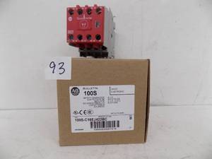 lot 93 image: A - B SAFETY CONTACTOR  - #100S-C16EJ422BC  - IN BOX