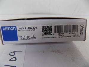 lot 108 image: OMRON #NX-AD3204 - ANALOG IMPUT UNIT - LOT 25 X 21N