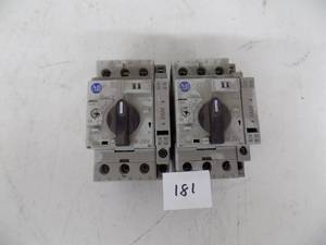 lot 181 image: 2 COUNT - ALLEN BRADLEY, #140M-C-ASA20