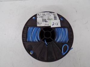 lot 212 image: 500 FEET - 14 GUAGE, 9 STRAND, BLUEWHITE STRIPE