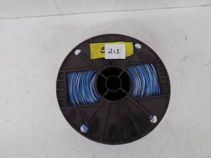 lot 213 image: 500 FEET - 14 GUAGE, 9 STRAND, BLUEWHITE STRIPE