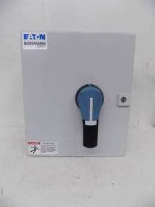 lot 273 image: EATON BUSSMANN SERIES  FUSIBLE DISCONNECT SWITCH  #ER12-00J3PB - TYPE 12  (NEW IN BOX)