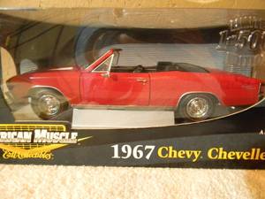 lot 5 image: ERTL, AMERICAN MUSCLE 118 SCALE 1967 CHEVY CHEVELLE ELITE EDITION LIMITED EDITION 1 of 5000 - IN BOX - AWESOME PIECE - SEE PICTURES