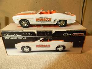 lot 48 image: VINTAGE JIM BEAM 1969 CAMARO PACE CAR DECANTER - NICE - IN BOX - AWESOME PIECE - SEE PICTURES