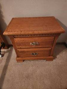 lot 144 image: Oak Night Stand
