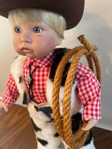 lot 125 image: Ashton Drake Doll - Blonde Cowboy