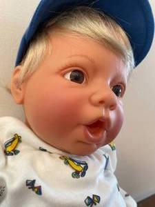 lot 126 image: Lee Middleton Doll - Blonde Boy