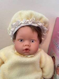 lot 123 image: Lee Middleton Newborn Wonder Play Doll- Yellow