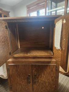 lot 168 image: 2 PC. Wooden Cabinetry