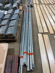 LOT OF 5) 8FT X 78 STICKS OF CONDUIT