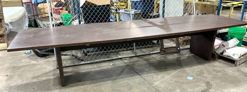 lot 1279 image: 12 Foot Conference Table
