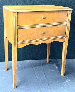lot 1442 image: Sewing Table With Spinning Drawer