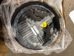 Hampton Bay 26 in. Del Oro Cast Iron Fire Pit    Customer Returns See Pictures