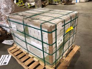 28 Boxes of TrafficMaster Vigo Gris 12 in. x 24 in. Matte Ceramic Floor and Wall Tile (448 sq. ft.Pallet) Customer Returns See Pictures