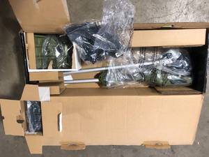 Green Machine 62V Cordless Battery 16in. String Trimmer Cut Swath Brushless Motor with Auto-wind spool and 2.5 Ah Battery and Charger Customer Returns See Pictures