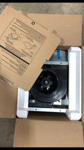 Panasonic WhisperThin DC LED Pick-A-Flow 80 -100 CFM CeilingWall Bathroom Exhaust Fan, 3-38 in. Low Profile Housing  Customer Returns See Pictures