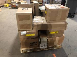 Pallet of Mixed Assorted Ceramic Flooring Various Models and Conditions   Customer Returns See Pictures