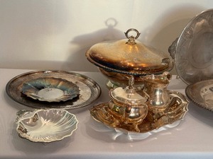 lot 231 image: Silver Plated Sensations, A Variety of Silver Plated Items