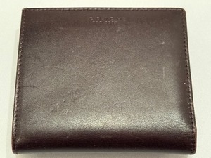 lot 237 image: Petite Dark Brown Leather Coach Wallet