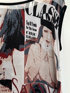 lot 174 image: Fun Sleeveless Print Shirt by Anam Nights