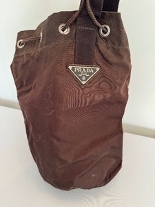 lot 169 image: Vintage PRADA Nylon Sling Backpack Style Handbag