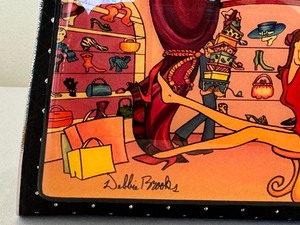 lot 152 image: Whimsical Hard Sided Debbie Brooks Handbag