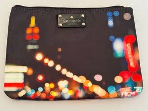 lot 93 image: Five Make Up Bags including a Multi Colored Kate Spade Zip Up Pouch