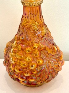 lot 251 image: Vintage Colorful Glass Decanter