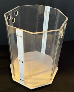 lot 250 image: Vintage Lucite Morgan Wastebasket