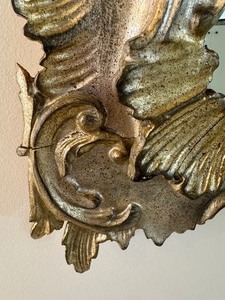 lot 4 image: Gorgeous Silver Colored Ornate Decorative Wall Mirror