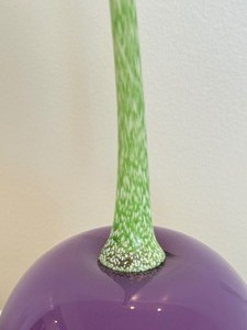 lot 63A image: Artisan Hand Blown Art Glass Cherry Figurine