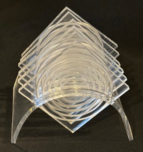 lot 47 image: Vintage Lucite Coaster Set