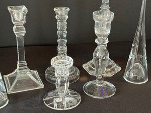 lot 54 image: Variety of Decorative Candle Holders