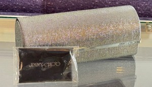 lot 57 image: Jimmy Choo Eyeglass Case with Polishing Cloth