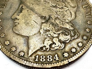 lot 280 image: 1884-S United States Morgan Silver Dollar