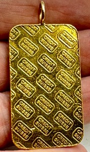 lot 3A image: Credit Suisse One Ounce Fine Gold Bar