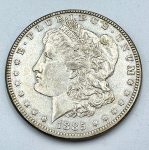 lot 19B image: 1885 United States Morgan Silver Dollar Coin