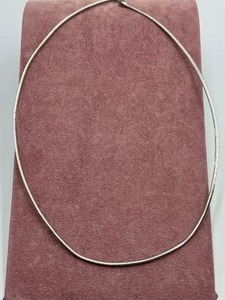 lot 190 image: 14k White Gold Necklace Chain