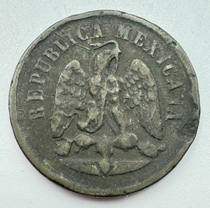 lot 318 image: 1895 Mexico Un Centavo Coin