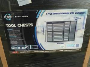 Steelman Stainless Steel Work Bench 7FT-35D