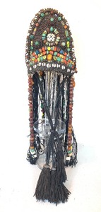 lot 29 image: Magnificent Beaded Headdress - Southern Morocco
