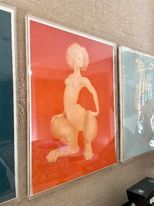 lot 56 image: Leonor Fini Hand Signed & Numbered Surrealist Nude Lithograph - Lioness Sphinx